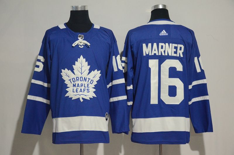 Men 2017 NHL Men Toronto Maple Leafs #16 Marner blue  Adidas Jerseys->detroit red wings->NHL Jersey